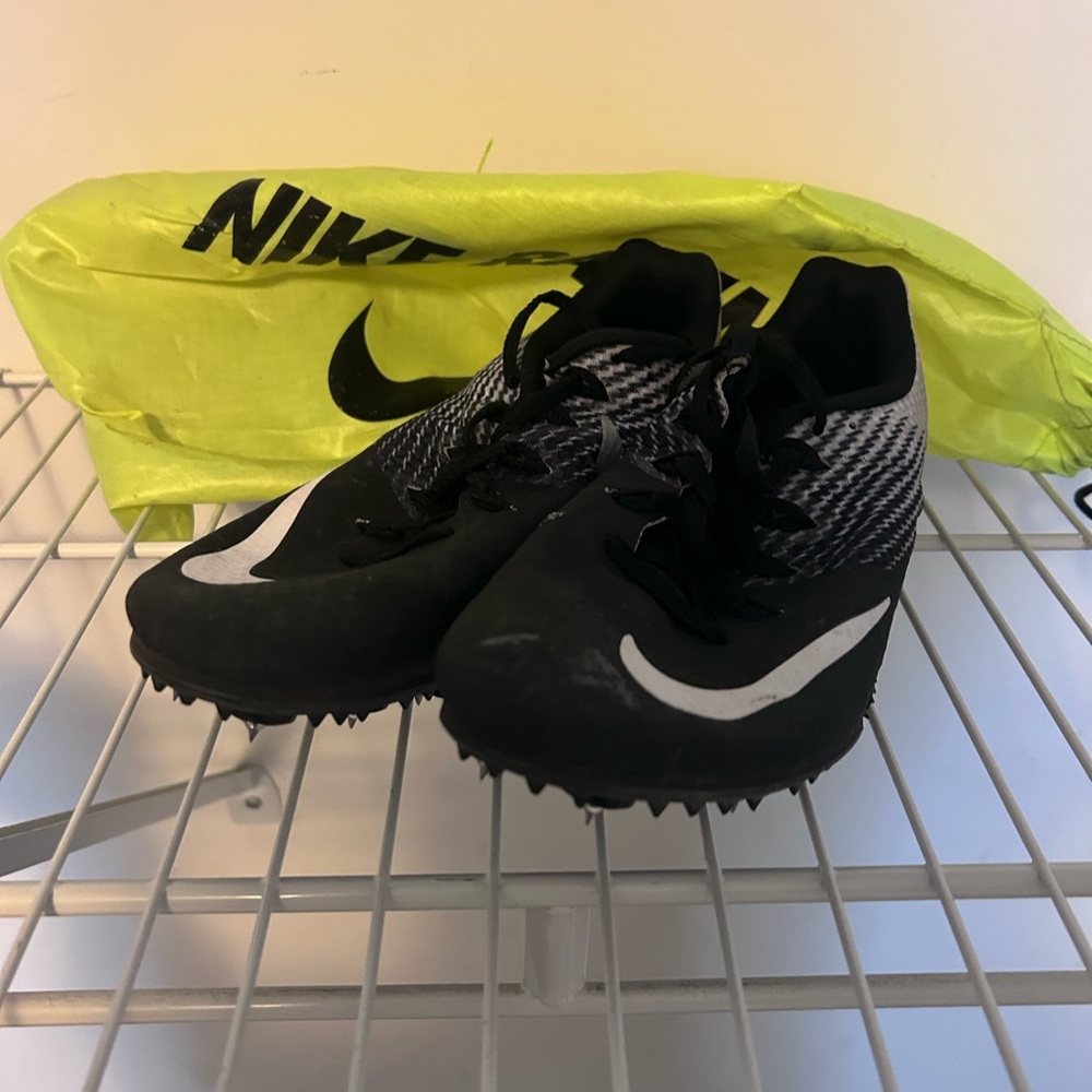 Nike Black and White Track Shoes